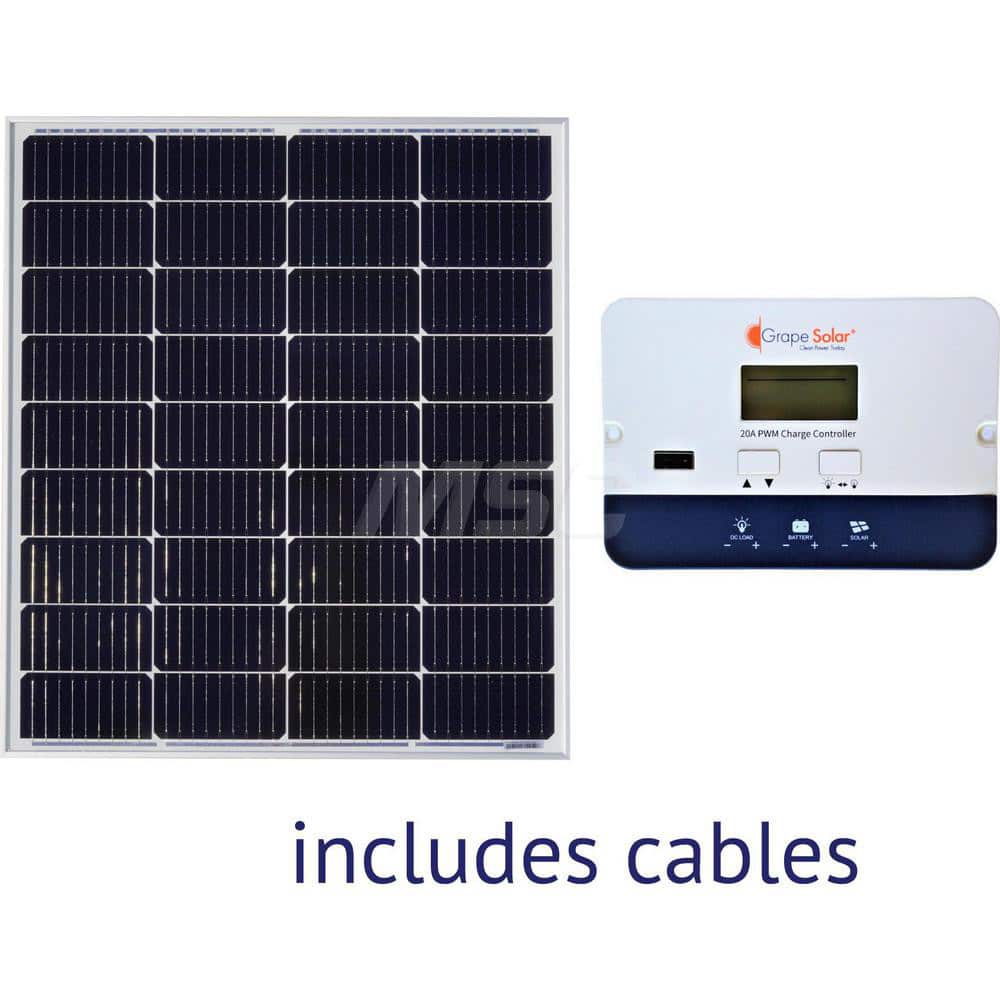 Solar Panels, Maximum Output Power (W): 100 , Amperage (mA): 5.23 , Terminal Contact Type: MC-4 , Mounting Type: Mounting Holes  MPN:GS-100-BASIC