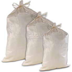 ComfitWear® Poly Sandbags 18'' x 30'' 75 lb. Bag White 1000/Pack PSB-1830 W