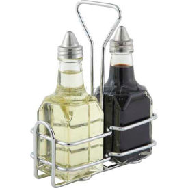 Winco WH-3 6 oz Square Oil and Vinegar Holder WH-3 - Pkg Qty 24