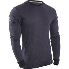 DRIFIRE® Flame Resistant Long Sleeve T-Shirt 3XL Navy C541NNBLS3XL C541NNBLS3X