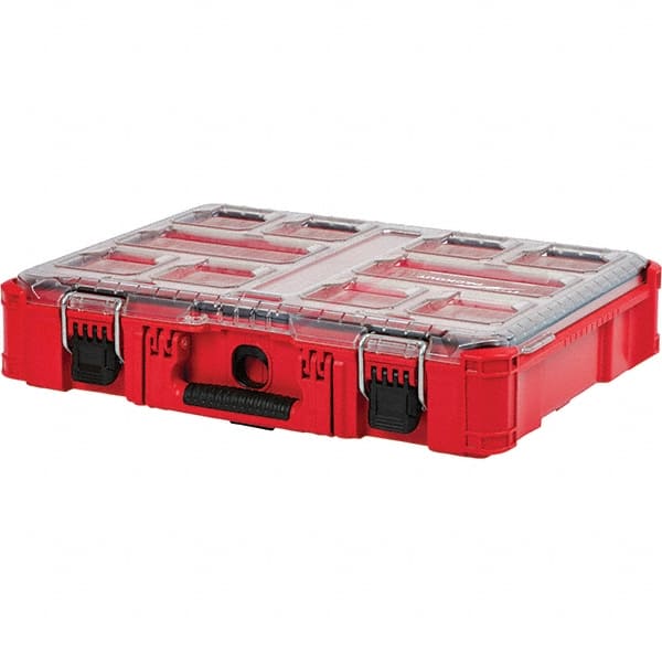 PACKOUT 10 Compartment Red Small Parts Organizer MPN:48-22-8430