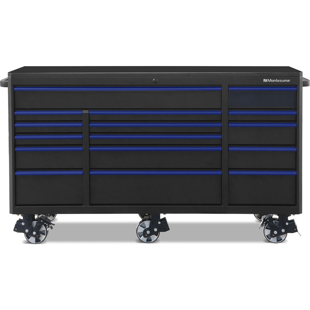 Tool Roller Cabinets; Top Material: Steel ; Color: Black ; Drawer Capacity: 250 ; UNSPSC Code: 24112401 MPN:BKM723016TC