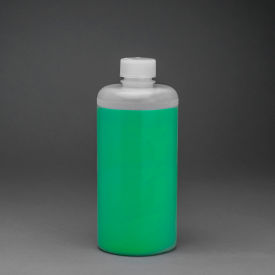 Bel-Art Precisionware Narrow-Mouth 500ml (16oz) High-DensityPE Bottles PP Cap 28mm Closure 12Pk 106200007