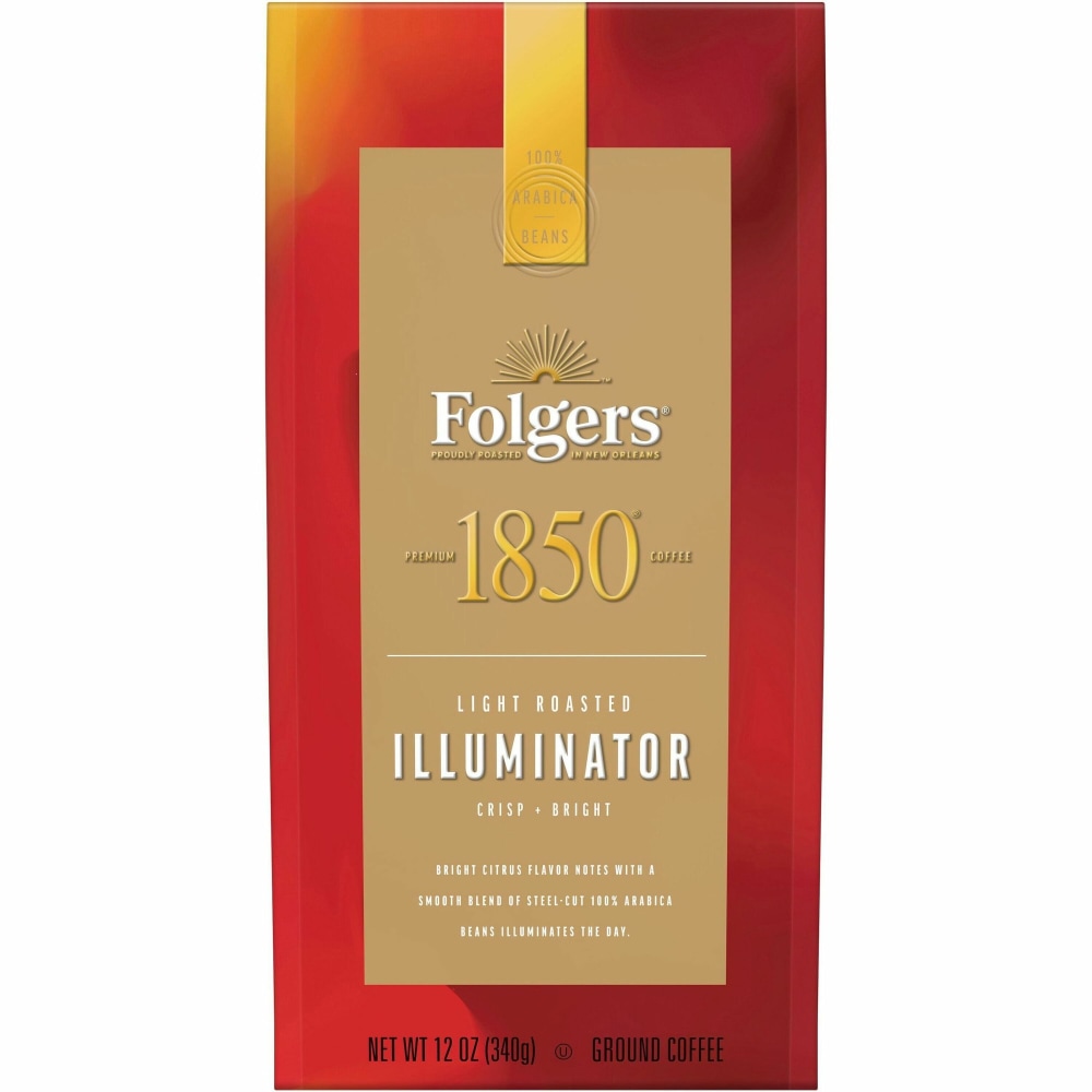 Folgers Ground Illuminator (formerly Lantern Glow) Coffee - Light - 12 oz - 1 Each (Min Order Qty 6) MPN:60513