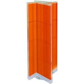 Global Approved 700420-ORG Pinwheel Pegboard Display 16