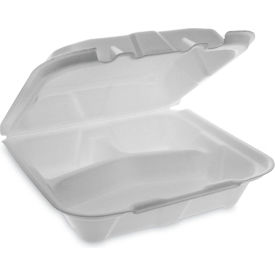Pactiv Evergreen™ Vented Foam Container w/ 3 Comp. 8-7/16