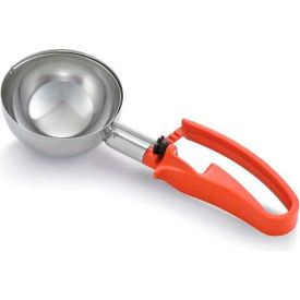Vollrath® Standard Length Squeeze Disher 47388 Orange 8 Oz. Capacity 47388 - Pkg Qty 12