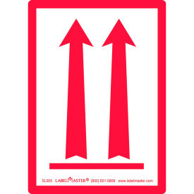 LabelMaster®SL305 Red Arrows Up Air Label PVC-Free Film 2 15/16
