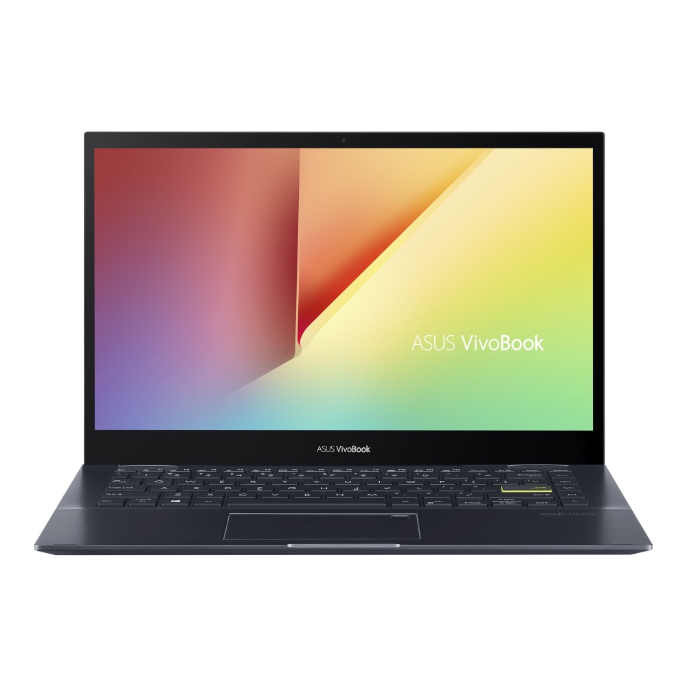 Asus VivoBook Flip 14 TM420 Laptop, 14in Touchscreen, AMD Ryzen 5, 8GB, 512GB Solid State Drive, Bespoke Black, Windows 10 Home MPN:TM420UA-DS52T