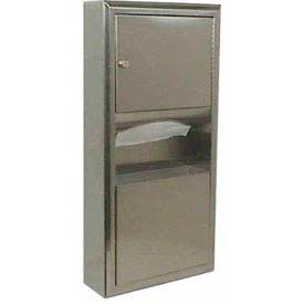 Bobrick® ClassicSeries™ Surface Mount Folded Paper Towel Dispenser/Receptacle B3699