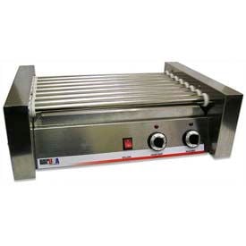 Benchmark USA 62020 Hot Dog Roller Grills Stainless Steel 20 Hot Dogs 120 Volt 62020