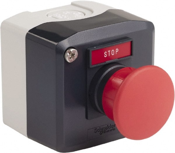Push-Button Control Station: Momentary, NC, Stop MPN:XALD164H29H7