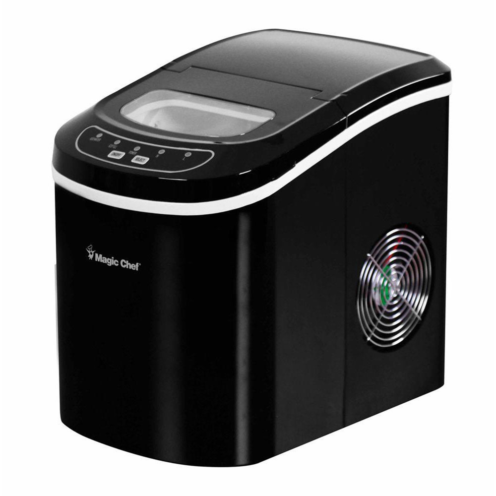 Magic Chef 27 Lb Portable Countertop Ice Maker, Black MPN:MCIM22B
