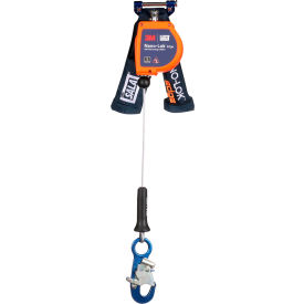 3M™ DBI-SALA Nano-Lok Edge Self-Retracting Lifeline Galvanized Cable & Aluminum Snap Hook 8'L 7012828696