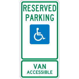 NMC TMS336J Traffic Sign Reserved Parking Texas Sign 24