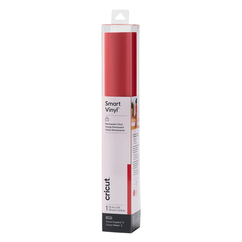 Cricut Smart Permanent Vinyl, 13in x 48in, Red MPN:2008508