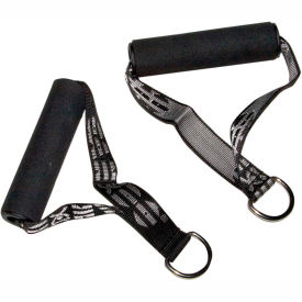 CanDo® Exercise Band Handles with D-Ring 10 Pairs 10-3220-10