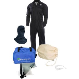 Enespro® ArcGuard® 12 cal UltraSoft Arc Flash Kit FR Coverall & Balaclava SM No Gloves KIT2CV11NGBSM