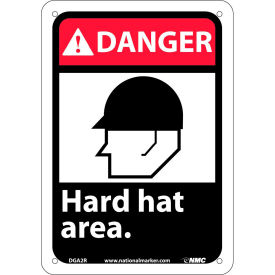 Graphic Signs - Danger Hard Hat Area - Plastic 7