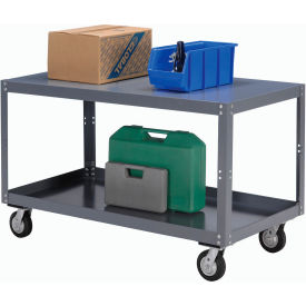 GoVets™ Mobile Steel Work Table 36 x 24 x 30