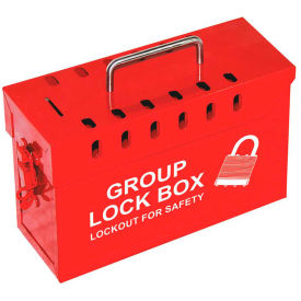 ZING Red Group Lock Box 7299R-UN 7299R-UN