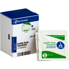 First Aid Only FAE-4014 SmartCompliance Refill Castile Soap Wipes 10/Box FAE-4014-001
