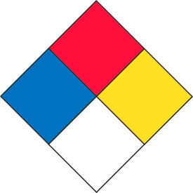 LabelMaster®H-L92 NFPA®Diamond Only Label 4
