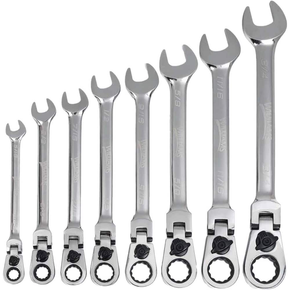 Wrench Sets, Tool Type: Flexible Head Reversible Ratcheting Combination Wrench , Set Type: Flexible Head Reversible Ratcheting Combination Wrench  MPN:JHWWS1168RCF