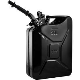 Wavian Jerry Can w/Spout & Spout Adapter Black 20 Liter/5 Gallon Capacity - 3010 3010*****##*
