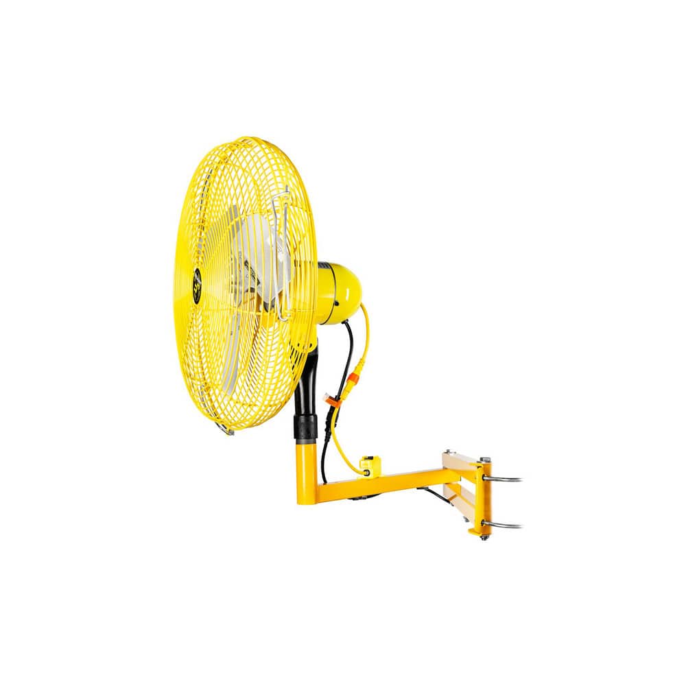 Industrial Circulation Fans, Fan Diameter: 24in , Fan Type: I-Beam/Suspension , Number Of Blades: 3 , Voltage: 115 , Maximum Rpm: 1100  MPN:JF-AAM24-DCS