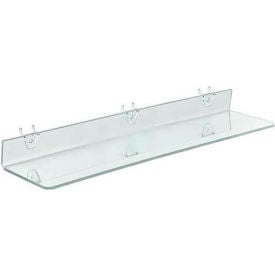 Global Approved 556010 Acrylic Shelf For Pegboard/Slatwall 24