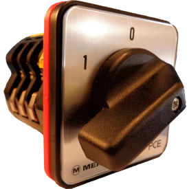 Springer Controls / MERZ Z656/3-AC Change-Over Switch w/Zero Pos. 3-Pole 80A 4-hole front-mount 6/3-ACZ65