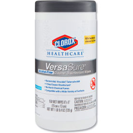 Clorox Healthcare® VersaSure Cleaner Disinfectant Wipes 1-Ply 6.75