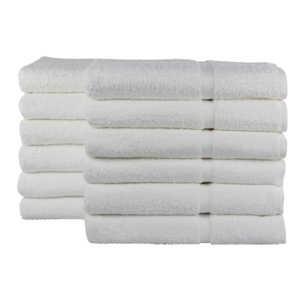 1888 Mills Crown Touch Bath Towels, 27in x 54in, White, Case of 48 MPN:B150-U-WHT-1-CT20