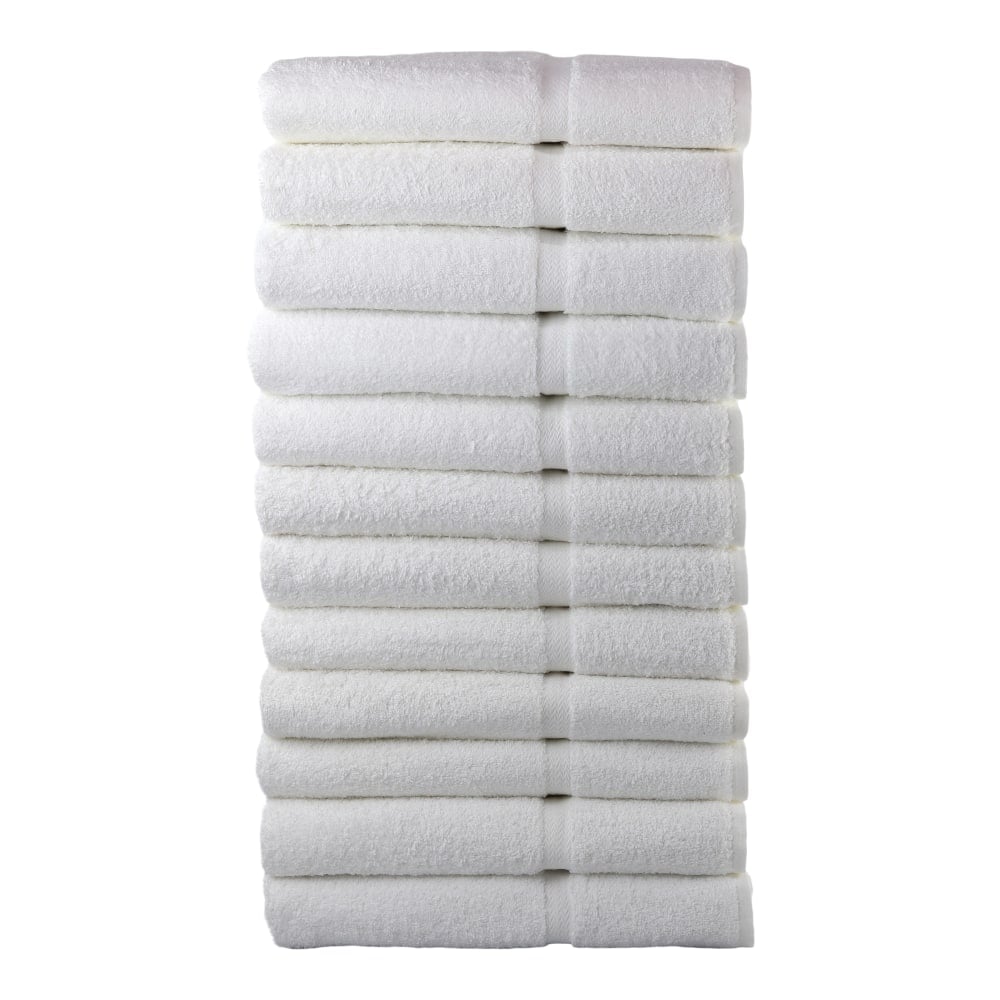 1888 Mills Crown Touch XL Bath Towels, 27in x 54in, White, Case of 36 MPN:B657-U-WHT-1-CT20