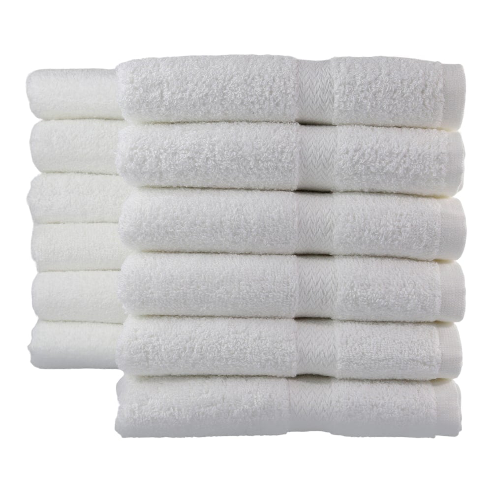 1888 Mills Crown Touch Hand Towels, 16in x 30in, White, Case of 120 MPN:H557-U-WHT-1-CT20