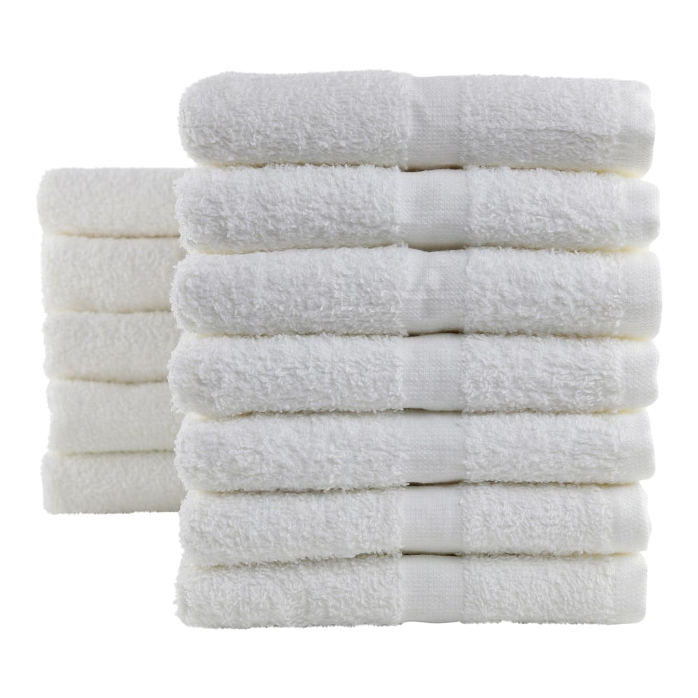 1888 Mills Durability Cotton Hand Towels, 16inx 27in, White, Case of 120 MPN:H850-U-WHT-1-DU00