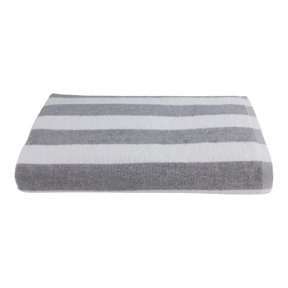 1888 Mills Fibertone Pool Towels, Gray Stripes, Case of 48 MPN:S198-U-GYS-1-FT20