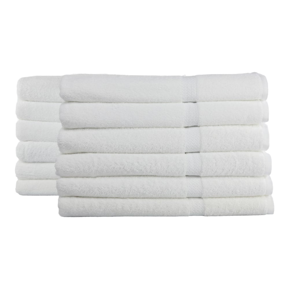 1888 Mills Crown Touch Bath Sheets, 35in x 68in, White, Case of 24 MPN:S557-U-WHT-1-6000