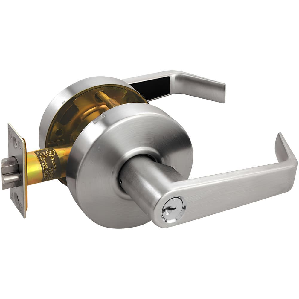 Lever Locksets; Lockset Type: Entrance ; Key Type: Keyed Different ; Back Set: 2-3/4 (Inch); Cylinder Type: Conventional ; Material: Metal ; Door Thickness: 1-3/8 to 1/3-4 MPN:RL11-SR-26D-CS