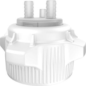 Justrite 12860 Open Top Carboy Cap Adapter With Two 1/2