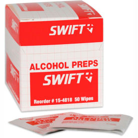 North® by Honeywell 154818-H5 Alcohol Wipes 50 Per Box 154818