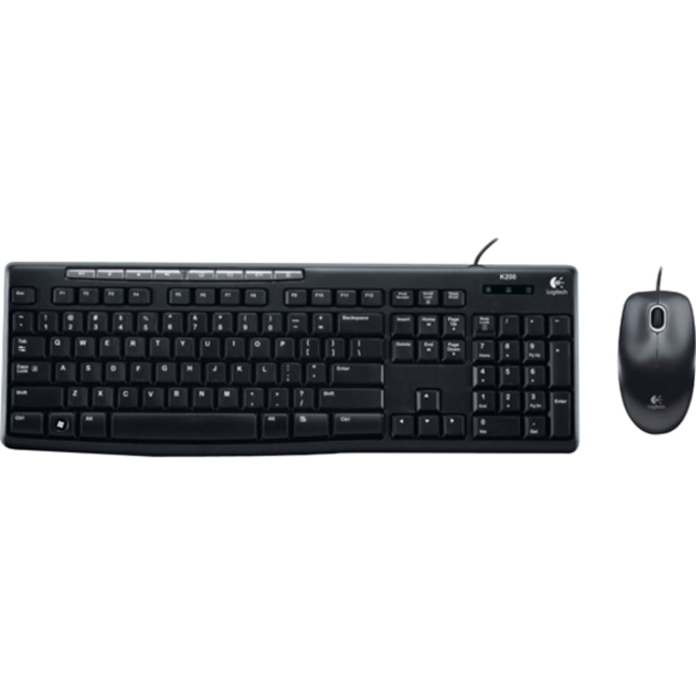 Logitech Media Combo Keyboard and Mouse, MK200 MPN:920-002714
