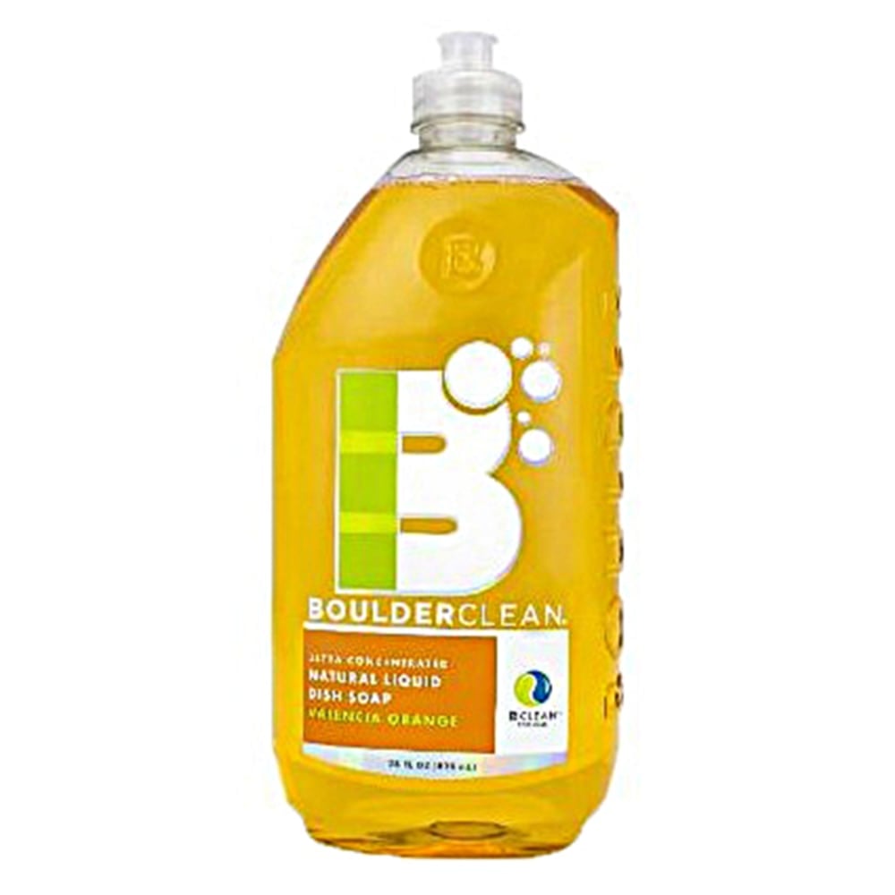 Boulder Clean BOULDER Dishwashing Liquid, 28 Oz Pour Bottle, Valencia Orange MPN:NEW-DISH-V-28-6CS