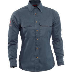 DRIFIRE® Tecgen Select®Women's Flame Resistant Work Shirt S Lt Blue TCGSSWN00119SMRG00 TCGSSWN00119SMRG00