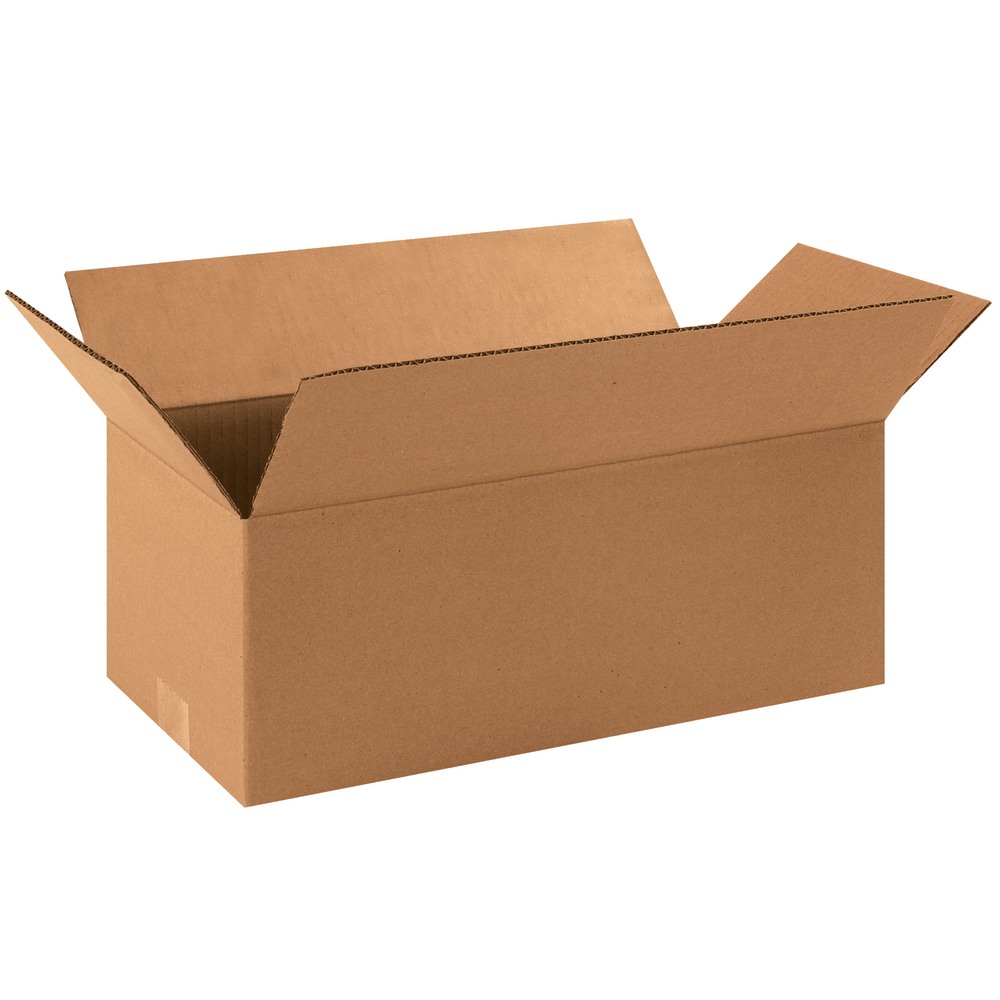 Partners Brand Long Corrugated Boxes, 16inL x 8inH x 6inW, Kraft, Pack Of 25 MPN:1686