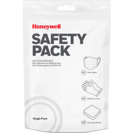 Honeywell North Single-Use Disposable Safety Pack Includes Masks Gloves & Wipes SAFETYPACK/CPD/01