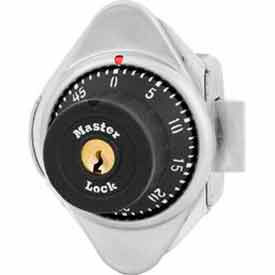 Master Lock® No. 1671MD Built-In Combination Deadbolt Lock - Metal Dial - Left Hinged 1671MD