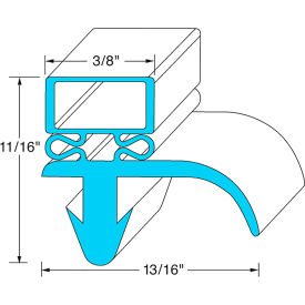 Allpoints 741303 Door Gasket 27