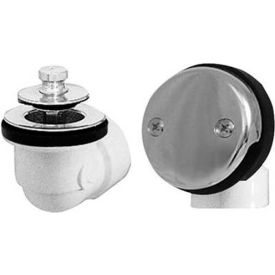 Dearborn Brass P9225BBG Bath Waste Half Kit Sch. 40 Uni-Lift Stopper CHR Finish Trim Zinc Drain Unit P9225BBG - Pkg Qty 25
